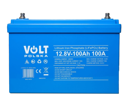 Akumulator do UPS VOLT Akumulator LiFePO4 12V 100 Ah (100A) + BMS BLUETOOTH